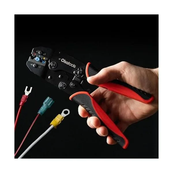 Olsa Tools Crimpadora de alambre de trinquete_6
