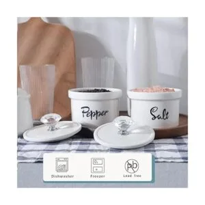 Cuencos de sal y pimienta con tapa de cristal recipiente_6