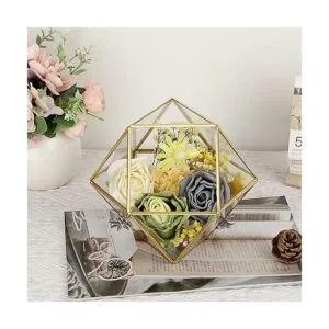 ELLDOO Soporte para cápsulas de café de vidrio dorado_6