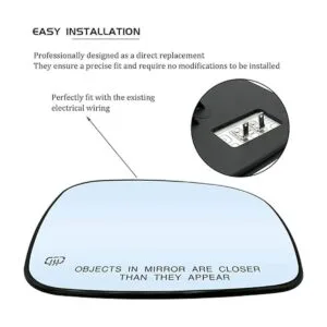 Espejo de repuesto con calefacción lateral derecho del_4