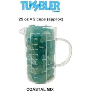 Tumbler Home Vidrio de mar para manualidades decoración y_3