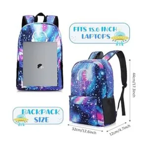 SAMIT Mochila luminosa de anime con puerto de carga USB_6