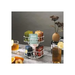 Sorbus Carrusel giratorio de bolsas de té organizador de_5