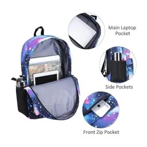 SAMIT Mochila luminosa de anime con puerto de carga USB_3