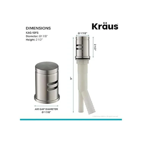 KRAUS Acero inoxidable AllBrite sin manchas para_4