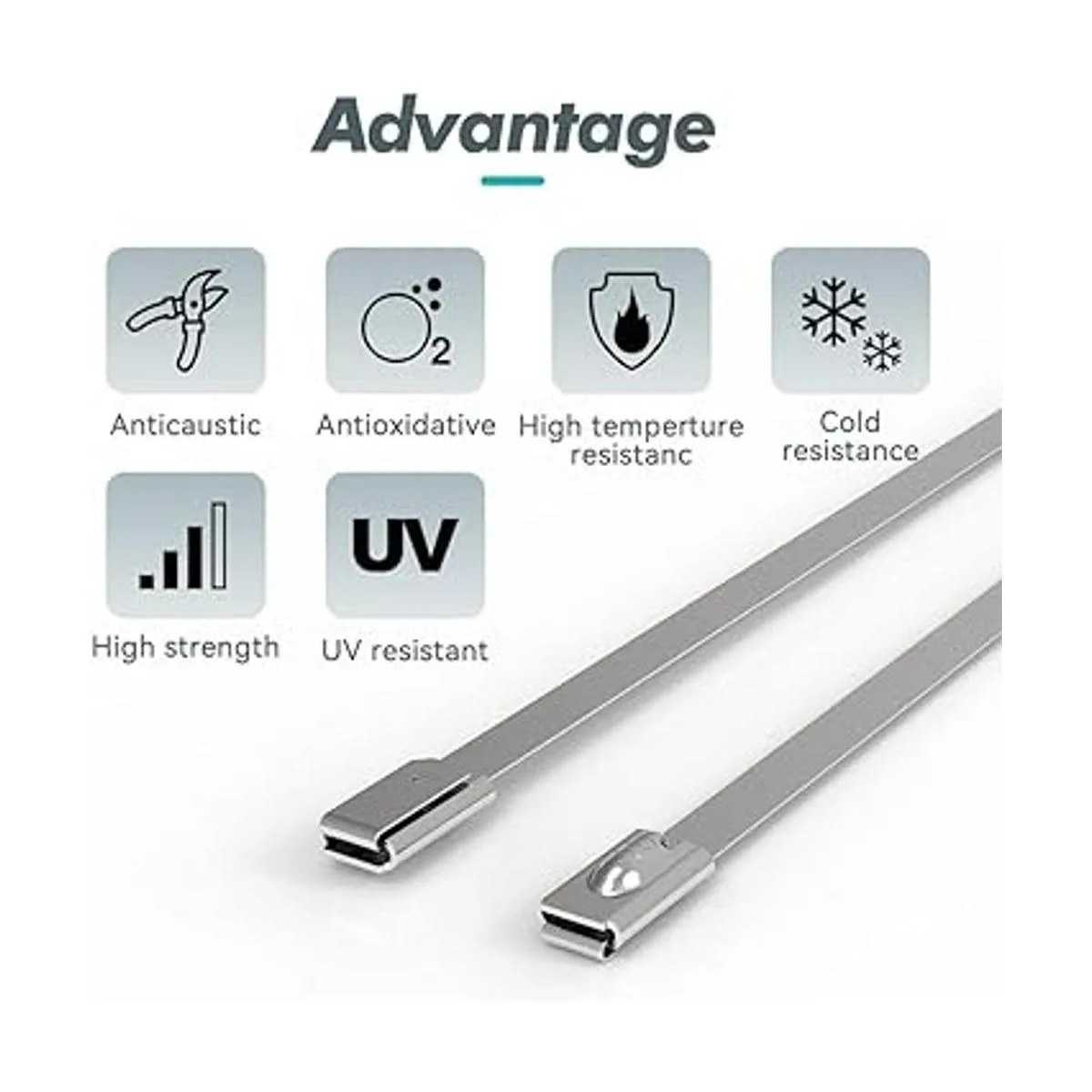 JOUGU Cable de bloqueo de acero inoxidable de 24 pulgadas_4