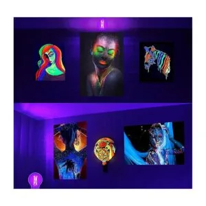 Bombillas LED negras con filamento bombilla negra UV de_5