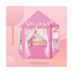 Ceither Princess Castle Tienda de campaña para niñas con_3