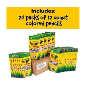 Crayola Lápices de colores a granel preafilados 12_2