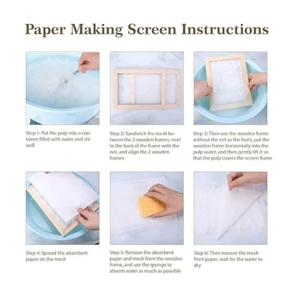 Caydo Juego de 3 marcos para hacer papel molde para hacer_3