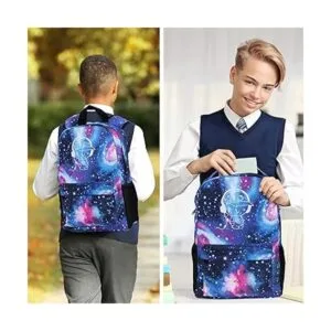 SAMIT Mochila luminosa de anime con puerto de carga USB_7