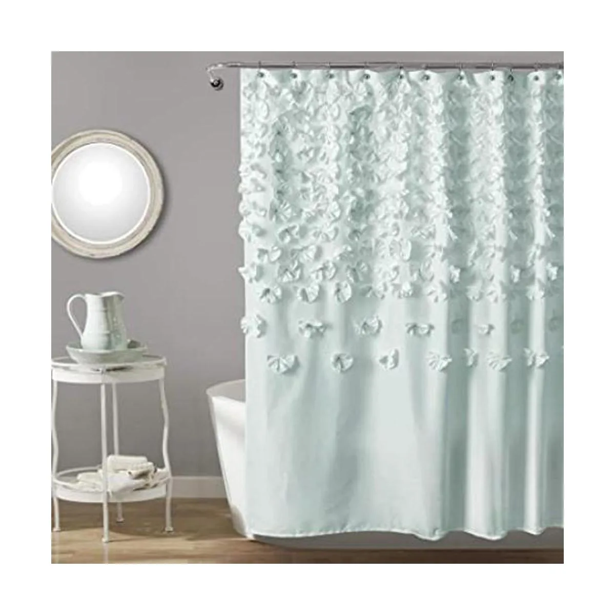 Lush Decor Lucia cortina de la ducha_1