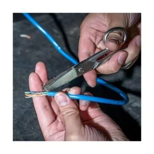 Klein Tools Tijeras de electricista de acero inoxidable_4