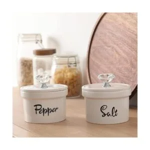 Cuencos de sal y pimienta con tapa de cristal recipiente_3