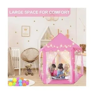 Ceither Princess Castle Tienda de campaña para niñas con_2