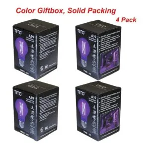 Bombillas LED negras con filamento bombilla negra UV de_6