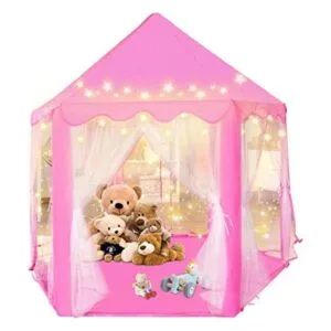 Ceither Princess Castle Tienda de campaña para niñas con_1