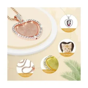 BEDSIFV 75 collares de bisel de diamantes de imitación en_3