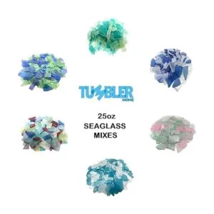 Tumbler Home Vidrio de mar para manualidades decoración y_6