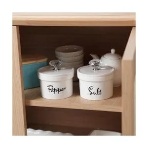 Cuencos de sal y pimienta con tapa de cristal recipiente_5