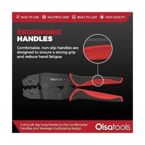 Olsa Tools Crimpadora de alambre de trinquete_4