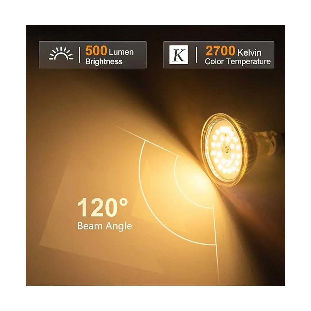 DiCUNO MR16 Bombillas LED de 12 V 50 W equivalentes a_3