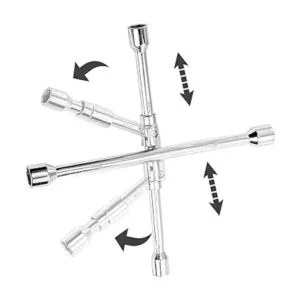 Hedume Paquete de 2 llaves universales plegables de 14_3