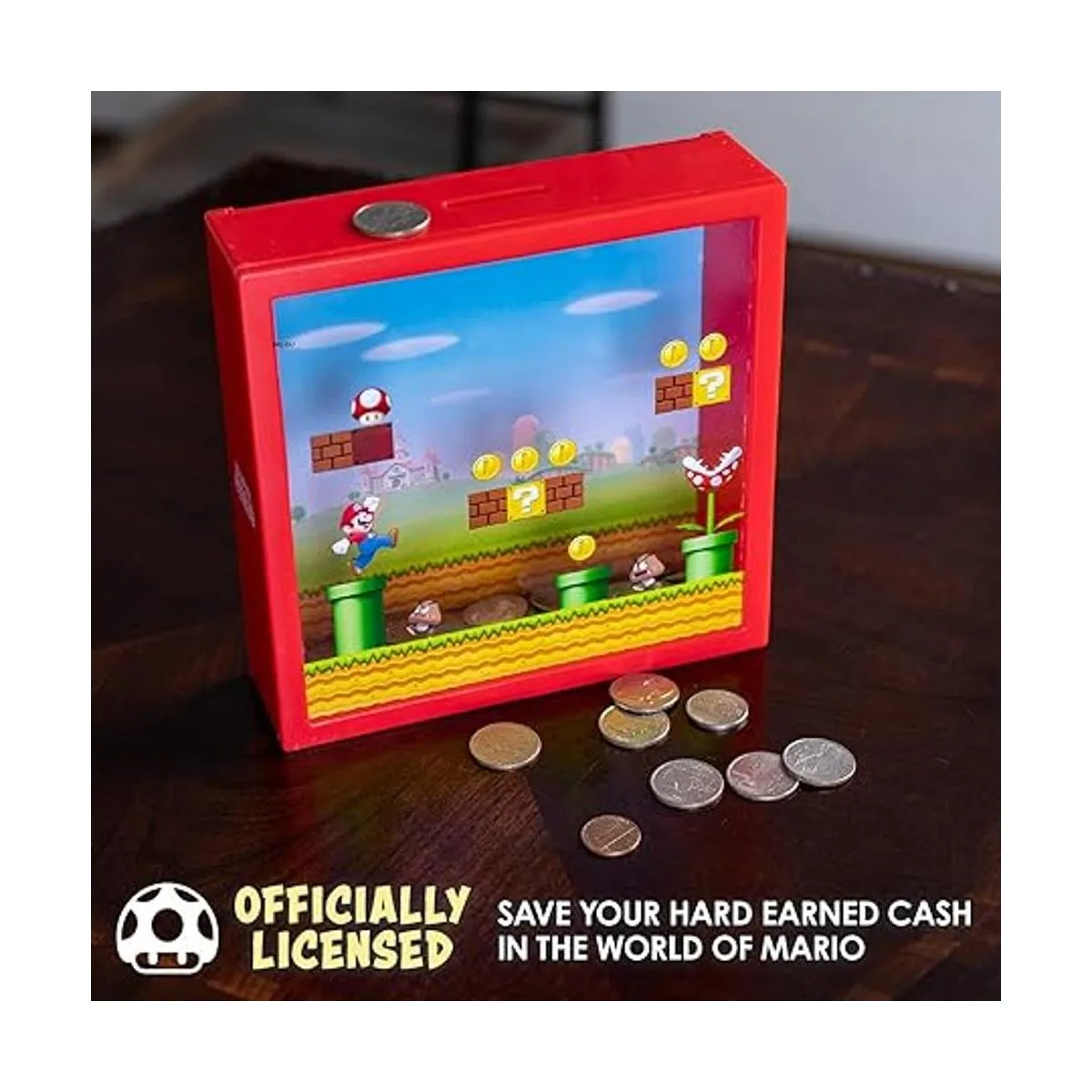 Super Mario Bros. Box Coin Bank 7.1 in 7 pulgadas_4