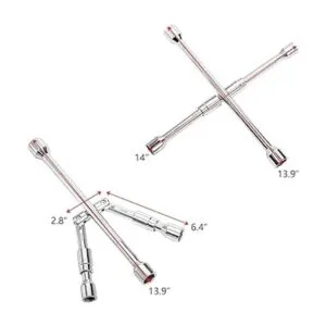 Hedume Paquete de 2 llaves universales plegables de 14_4