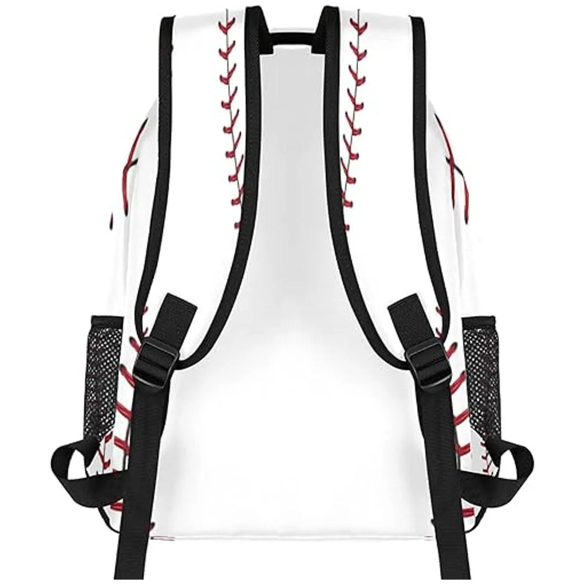 Mochila grande con estampado de pelota de béisbol bolsa_3