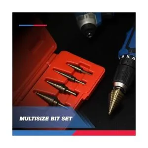 Neiko Juego de brocas escalonadas de titanio 10197A de_5