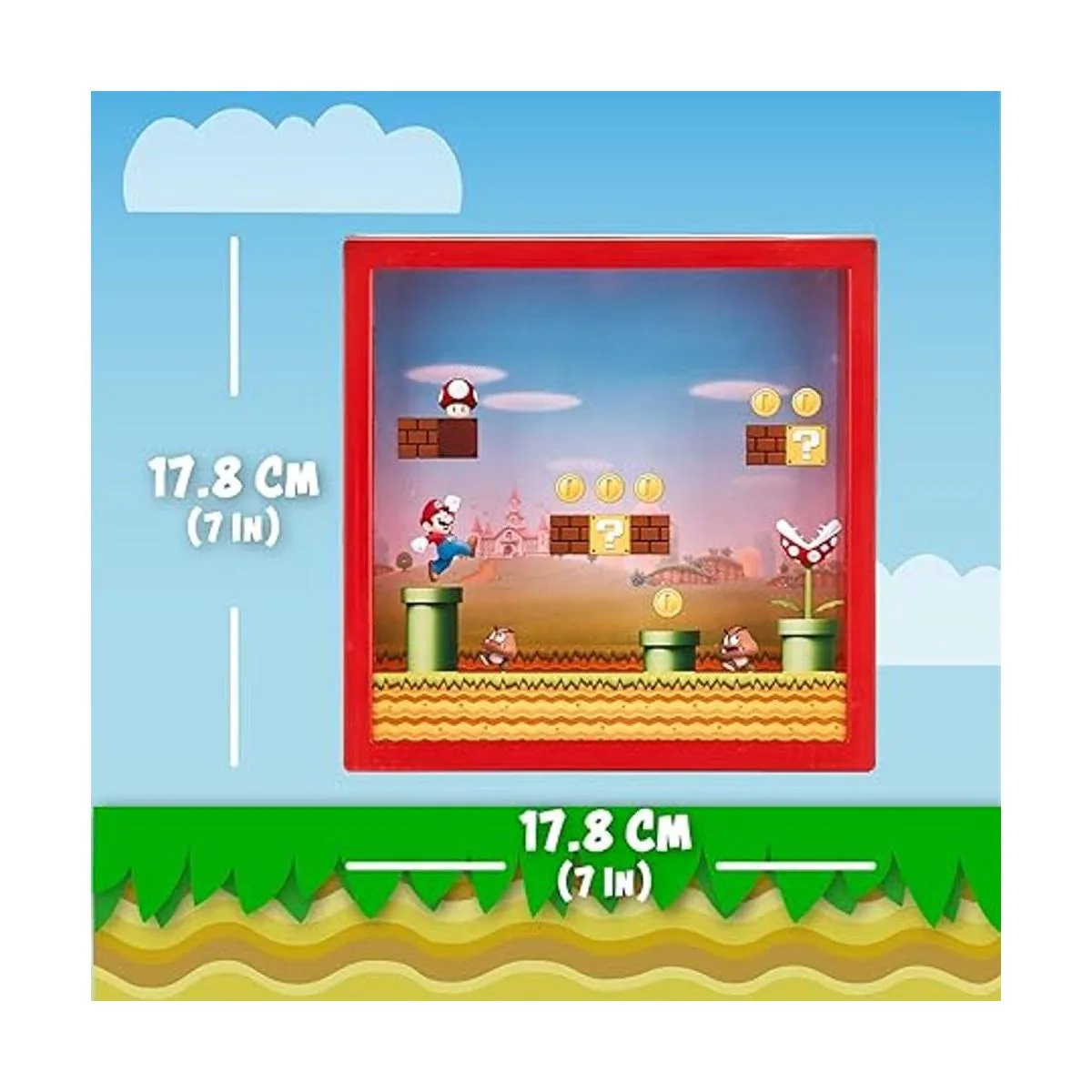 Super Mario Bros. Box Coin Bank 7.1 in 7 pulgadas_3