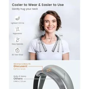 Glocusent Luz LED de lectura mejorada para el cuello luz_2