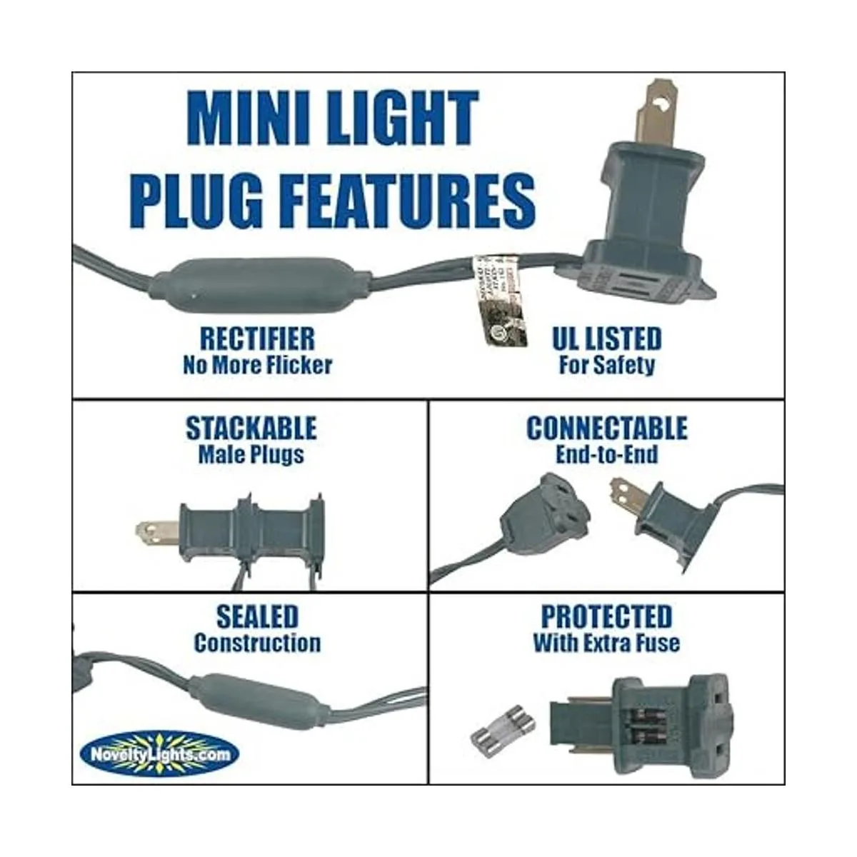 Novelty Lights Juego de 100 luces LED de Navidad juego de_5