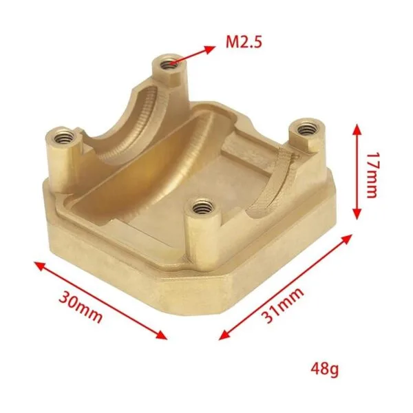 DKKY Modelo de escalada de simulación de latón pesado AR44_2