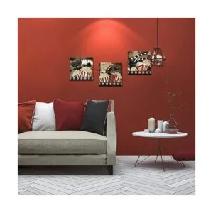 Póster artístico de lienzo de película vintage en negro y_5