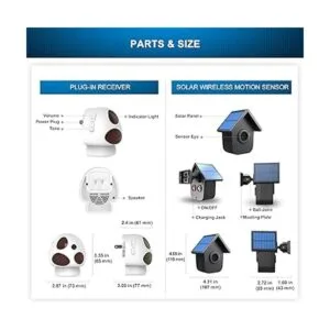 HTZSAFE Alarma de entrada de 12 milla de largo alcance_6