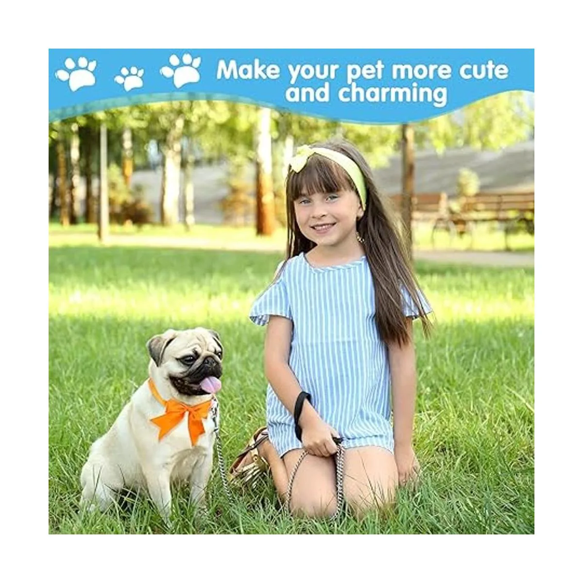 100 lazos para perros a granel con collar ajustable_5