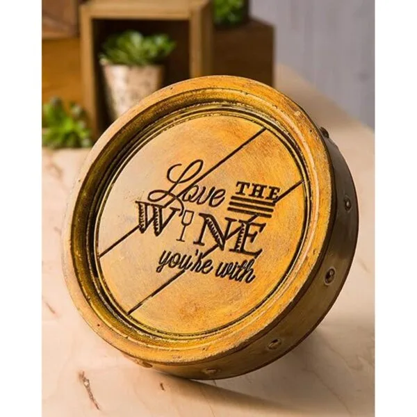 Pavilion Gift Company 22075 Love barril de vino placa_4