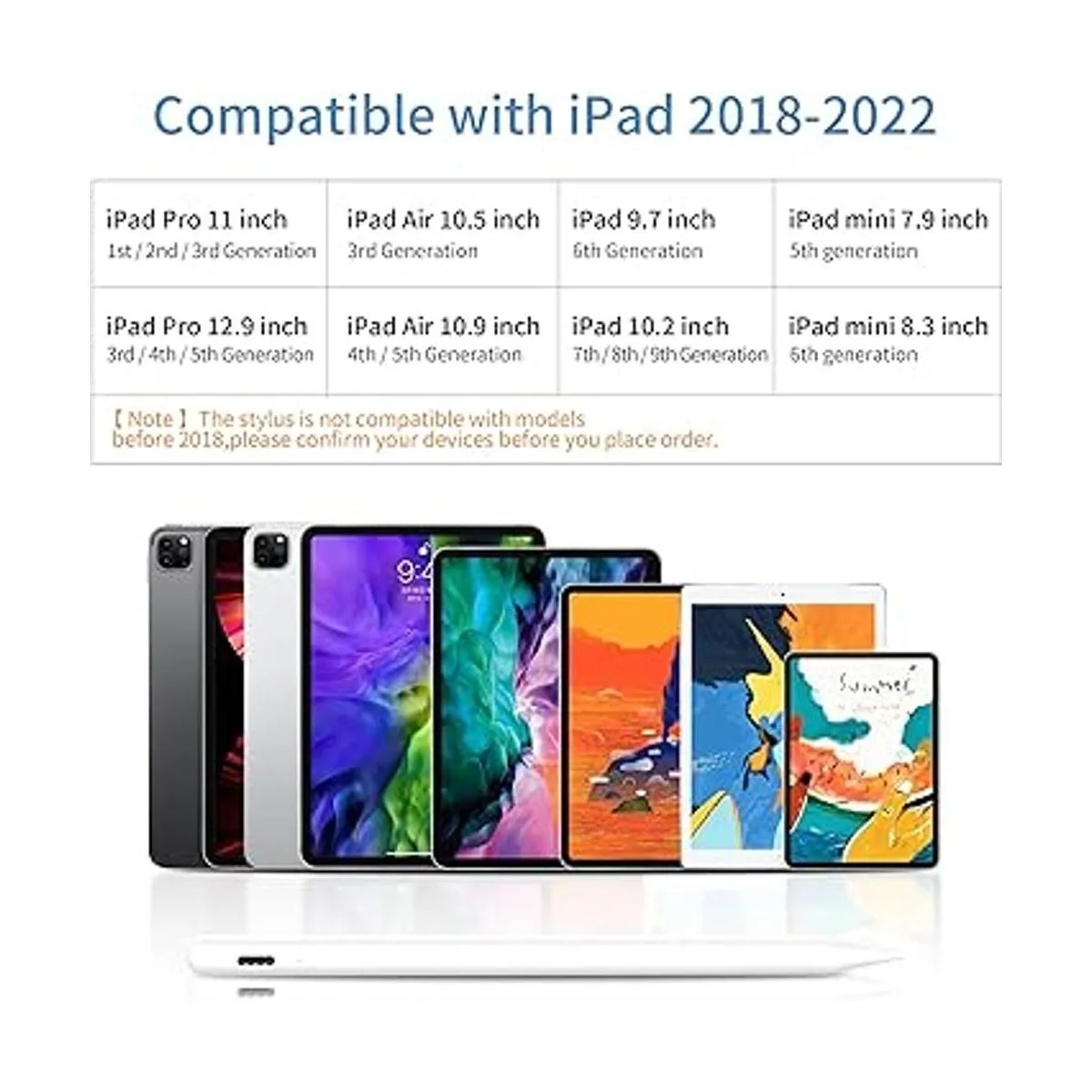 Lápiz óptico mejorado para iPad Air de 5 generación de_6