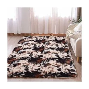 Aimuan Alfombra suave y lanuda para perro divertida_4