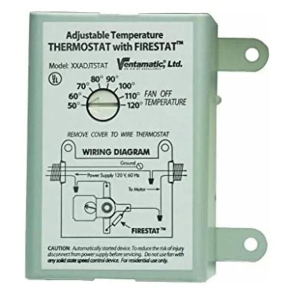 Ventamatic XXFIRESTAT Termostato programable ajustable de_1