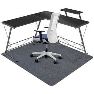 QQpony Tapete para silla de oficina de 16 pulgadas de_1