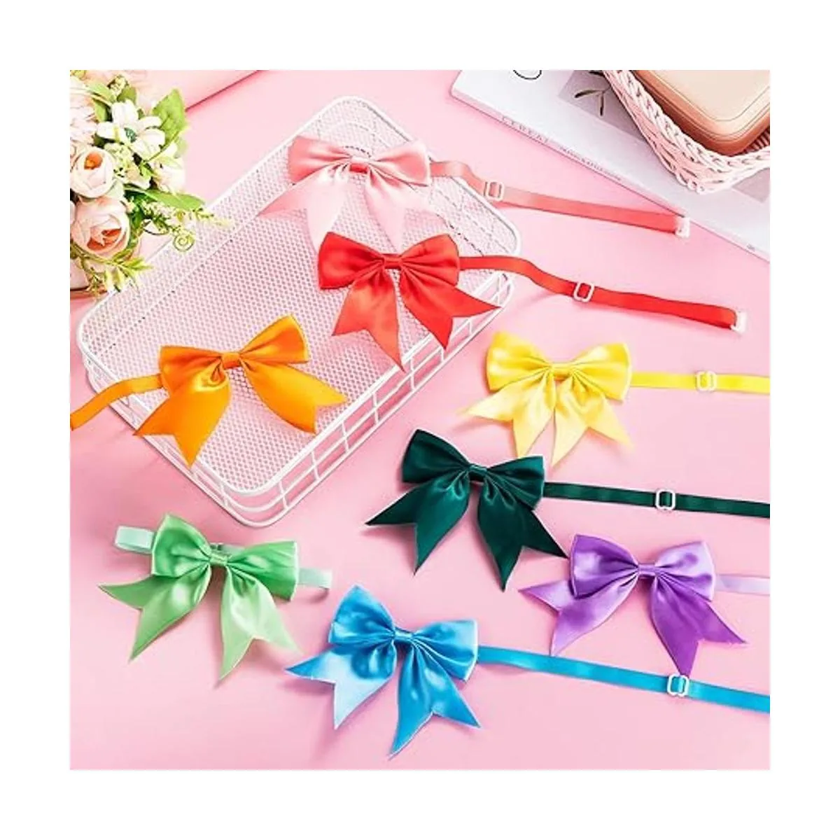 100 lazos para perros a granel con collar ajustable_4