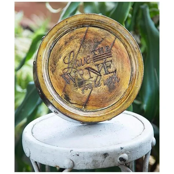 Pavilion Gift Company 22075 Love barril de vino placa_3