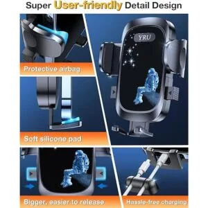 Súper estable Soporte de teléfono YRU para automóvil_5