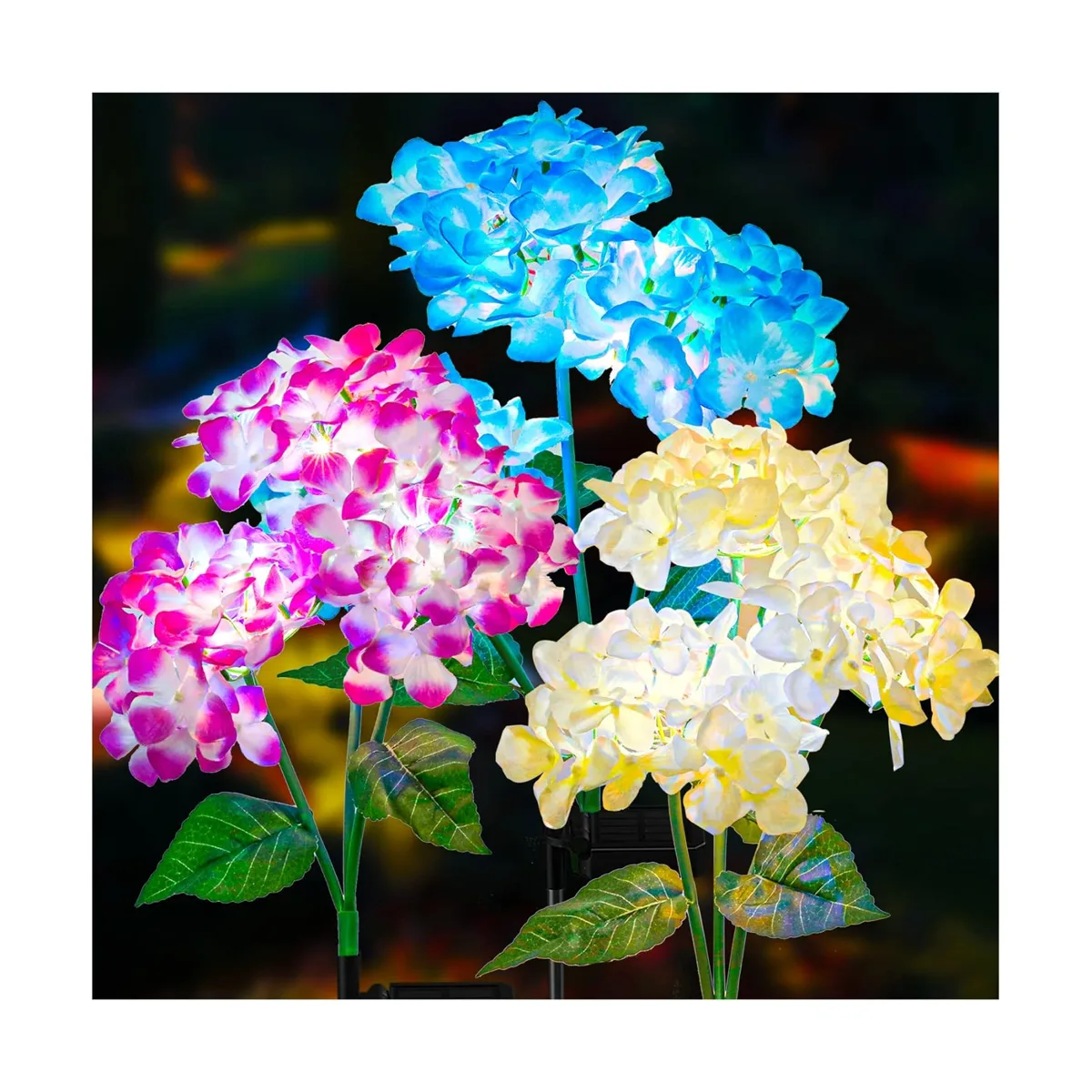 TONULAX Luces solares de jardín Paquete de 3 luces_1