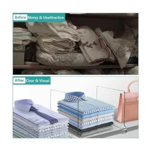 Aolloa 8 divisores de estantes para organización de_4