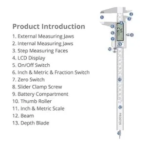 Proster Digital Vernier calibrador digital de 8_4