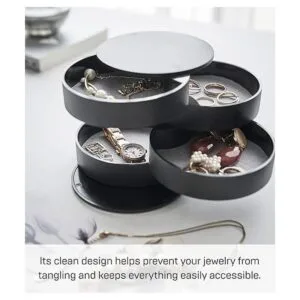 YAMAZAKI home Bandeja de accesorios Tower de 4 niveles_5